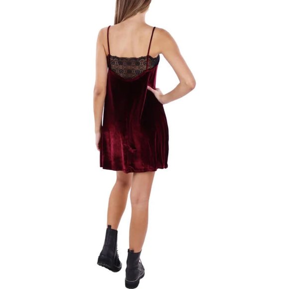 NWT ANTHROPOLOGIE MARONIE VELVET LACE COCKTAIL AND PARTY DRESS - M - Picture 2 of 6